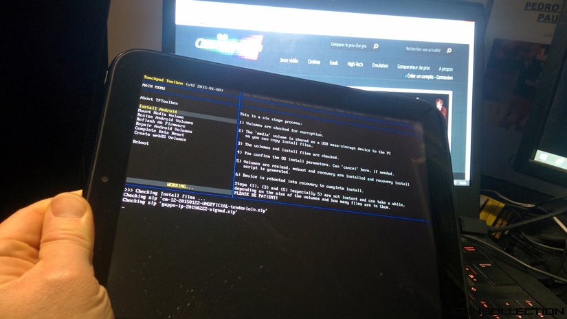 Installer Android Lollipop sur tablette HP TouchPad