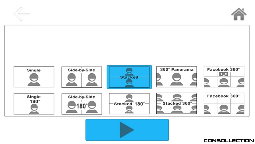 AAA VR Cinema Cardboard 3D SBS