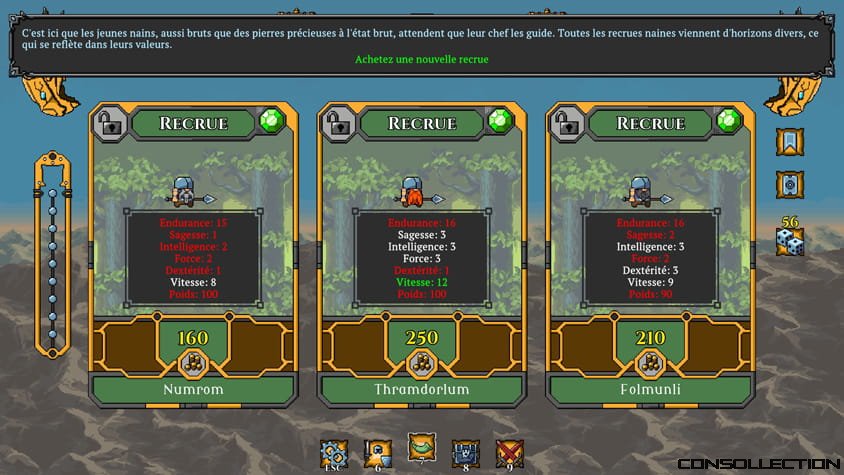 Acheter une nouvelle recrue