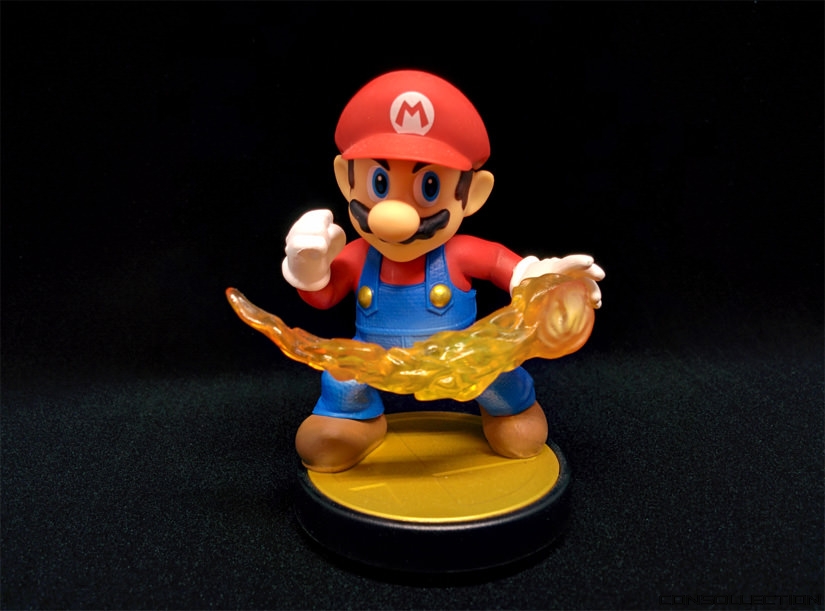 Amiibo Mario sur fond noir