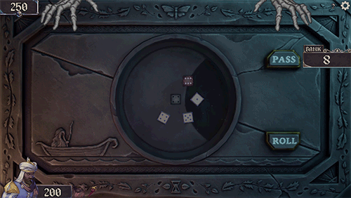 Animation pr&eacute;sentant le gameplay de Dice With Death