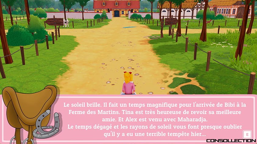 Bibi arrive &agrave; la ferme des Martins