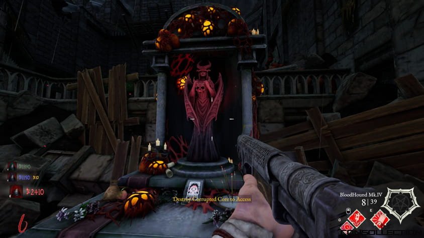 Le décor aligne tout ce qu’on attend du dark fantasy