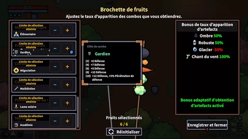 Brochette de fruits