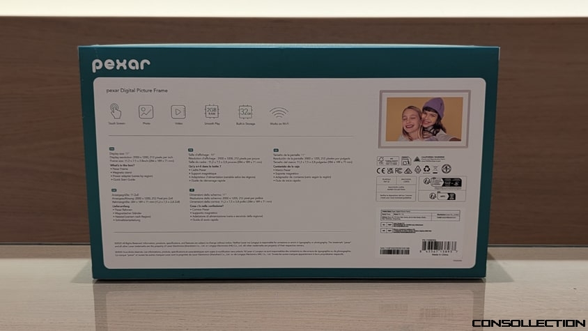 Cadre numérique Pexar 11