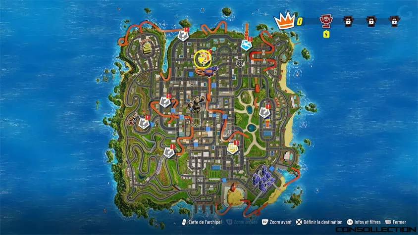 Carte de l'archipel