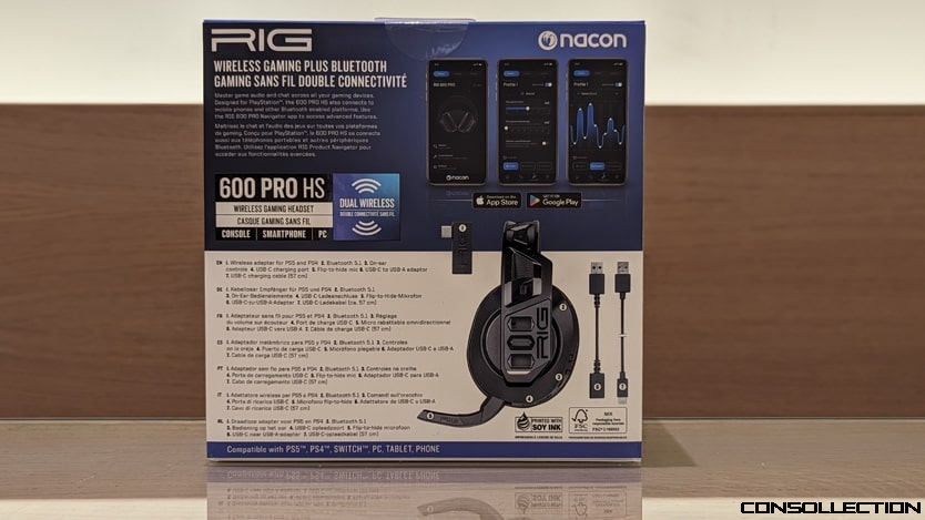 Le nouveau casque sans fil double RIG 600 PRO de Nacon est maintenant  disponible - Le Bêta-Testeur