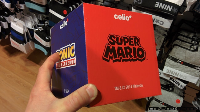 Celio Retrogaming : les vêtements en boutique