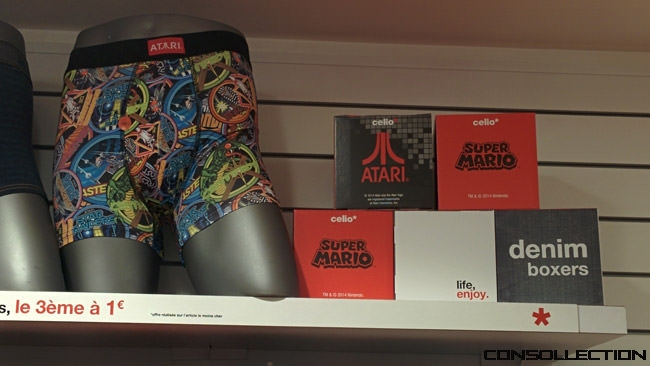 Celio Retrogaming : les vêtements en boutique