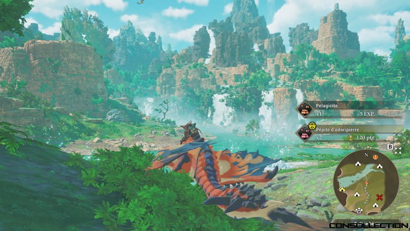 Certains monstres permettent de voler