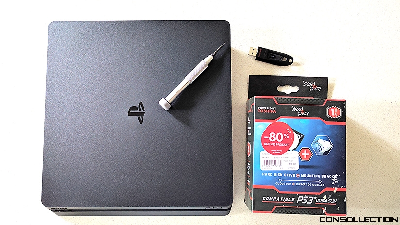 TUTO - Changer le disque dur de sa console PS4 Slim - Consollection