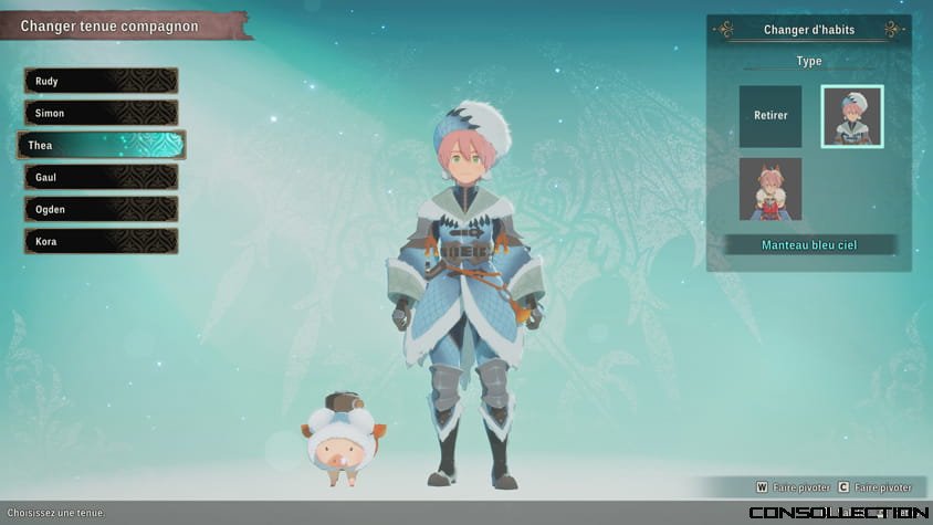 Changer tenue compagnon