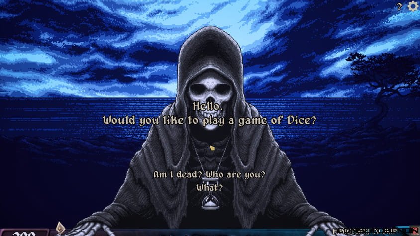 Dans Dice With Death vous jouez aux d&eacute;s contre la Mort