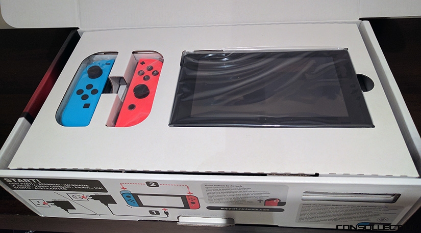 Déballage de la Nintendo Switch