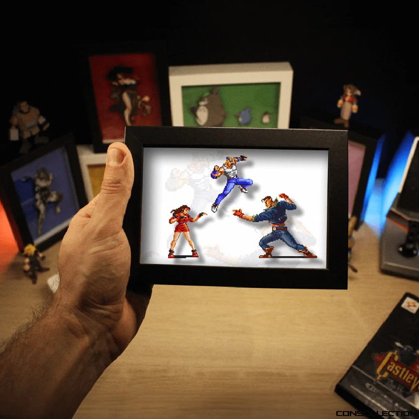 Diorama lumineux Streets of Rage Déco pocket
