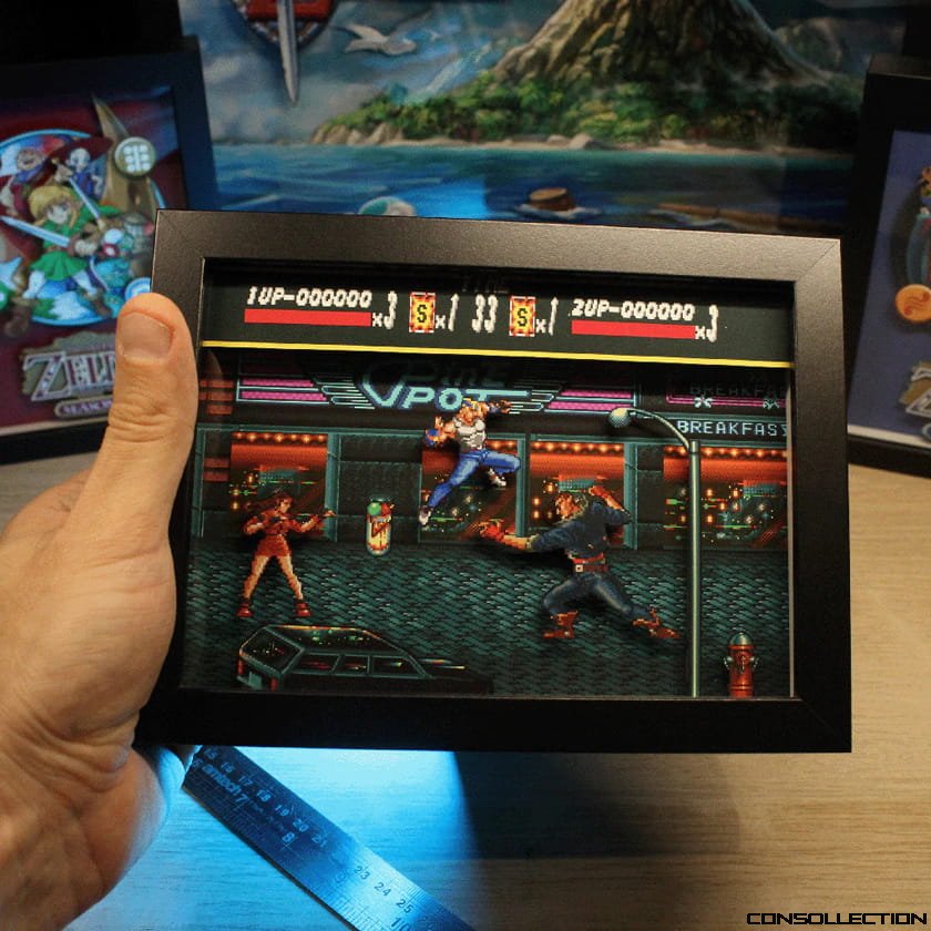 Diorama lumineux Streets of Rage Déco mini