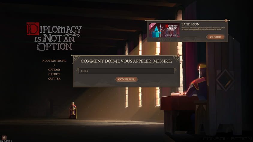 Diplomacy Is Not An Option