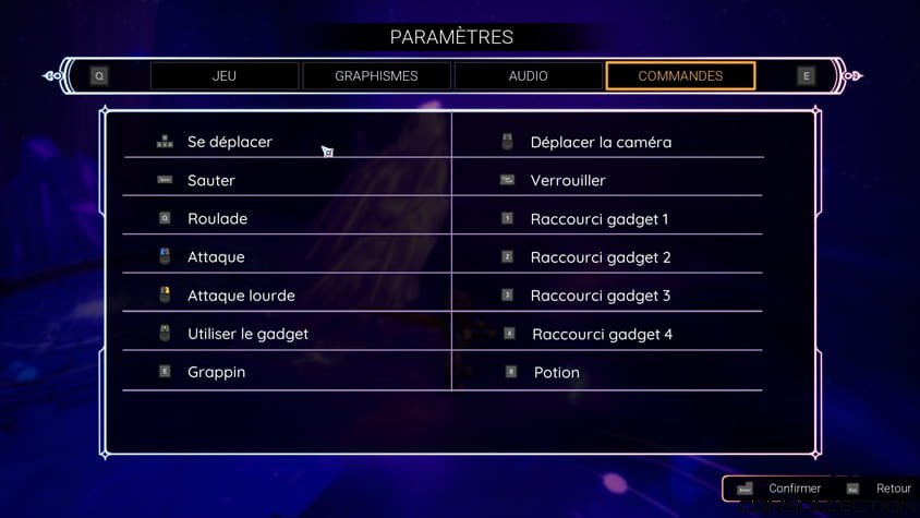 Impossible de remapper les touches du clavier