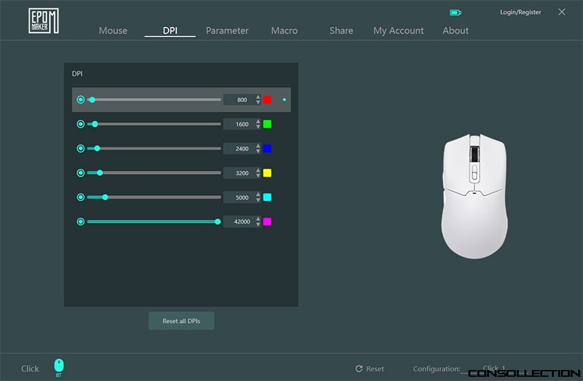 Epomaker Click Mouse