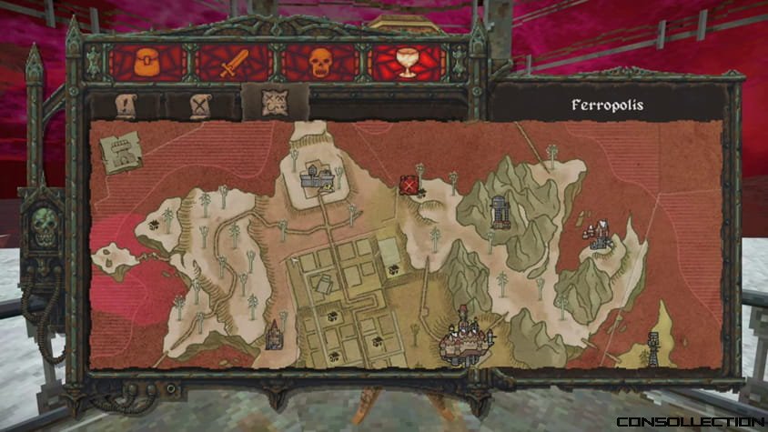 Ferropolis, la capitale du Royaume Mécanique, gouverné par le Roi Mécanique et la Guilde des Machinistes