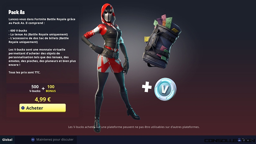 Où acheter vos V-bucks pour Fortnite ? Le prix en Euro - 825 x 464 jpeg 156kB