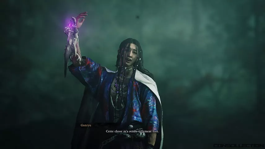 Ganryu rival éternel de Musahi dont la folie se lit sur les traits du visage
