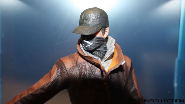 Gros plan sur la figurine d´Aiden Pearce