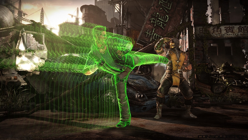 Johnny Cage vs Scorpion