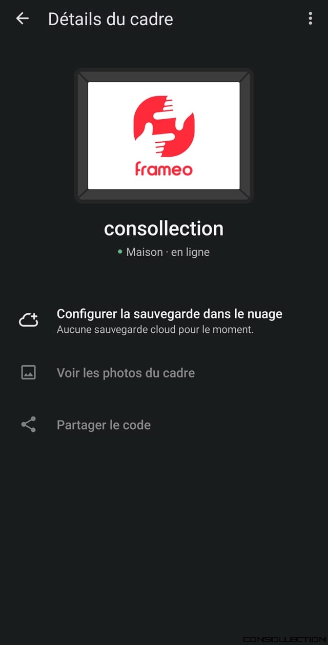 L'application Frameo