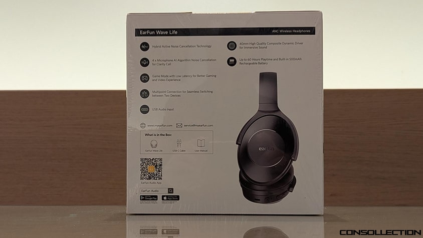 La boite du casque EarFun Wave Life