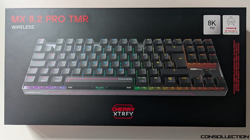 La boite du clavier MX 8.2 Pro TMR Wireless