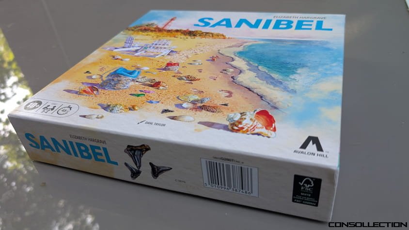 La boite du jeu Sanibel édité par Avalon Hill (Hasbro)