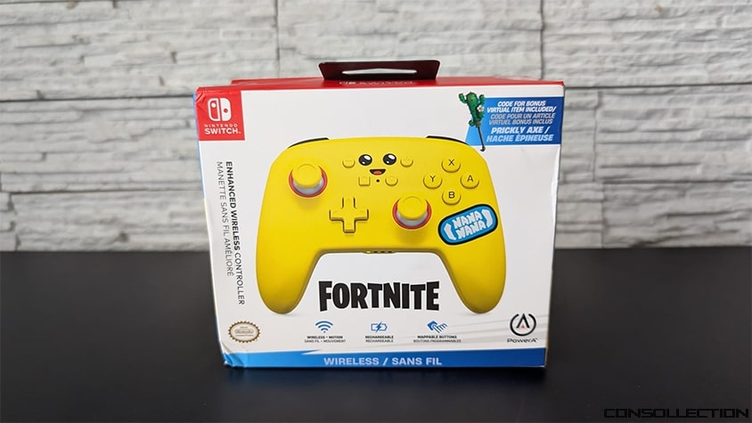 La manette Fortnite Peely de PowerA