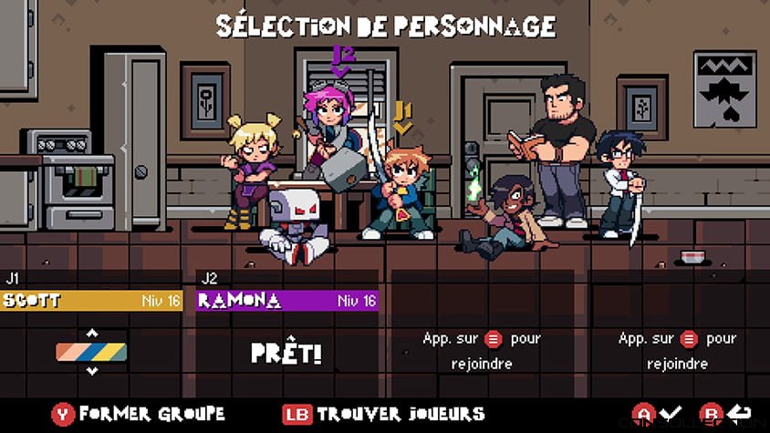 La s&eacute;lection des personnages