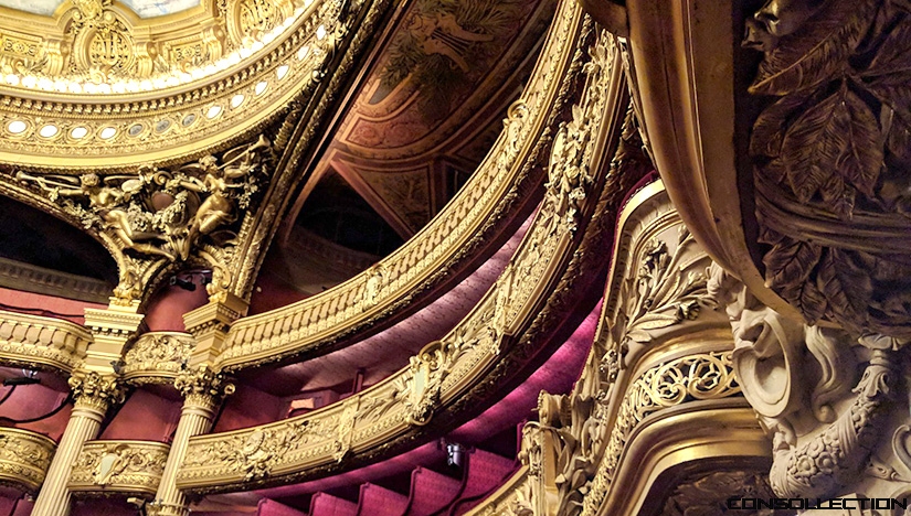 La salle de spectacle de l´Opera Garnier