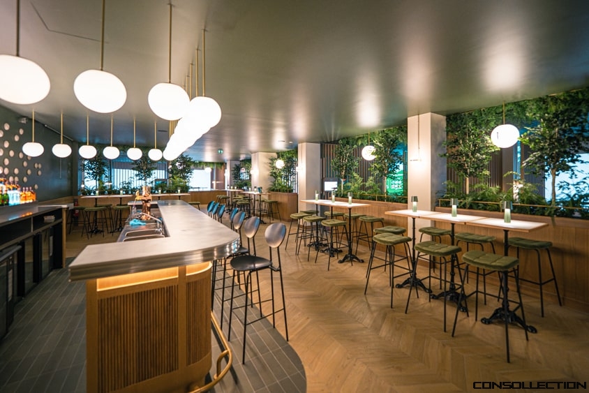 La salle du bar de PAN