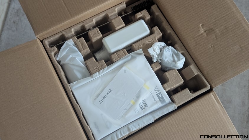 Le carton de l'aspirateur MOVA X4 Pro