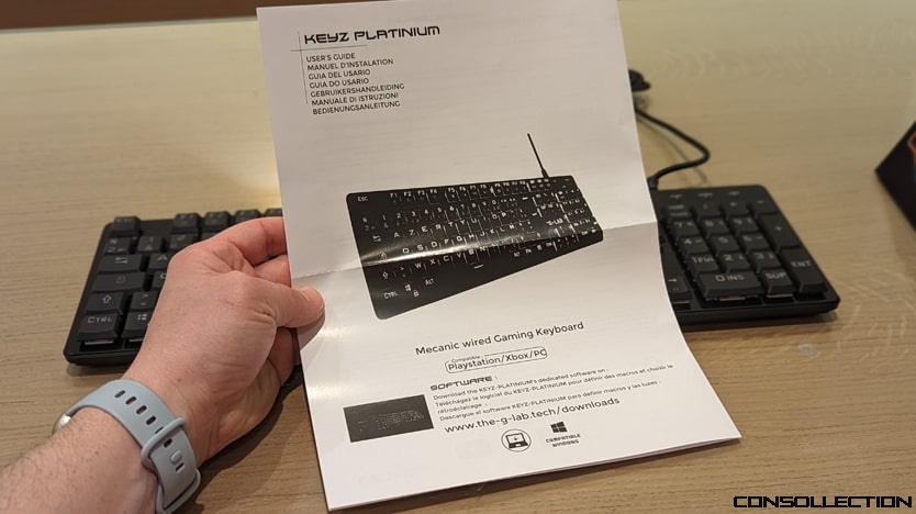 The G-LAB Keys Platinium : enfin un clavier Gamer Mécanique Low