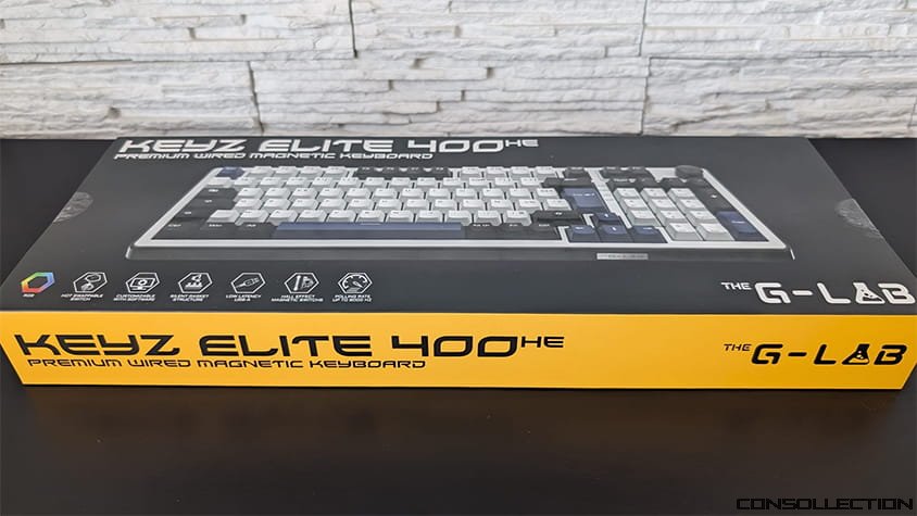 Le clavier The G-Lab Keyz Elite 400 HE
