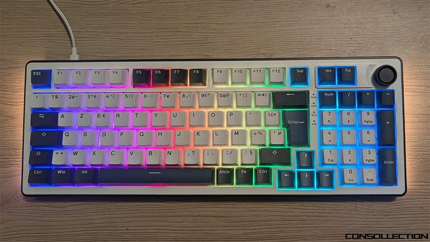 Le clavier The G-Lab Keyz Elite 400 HE