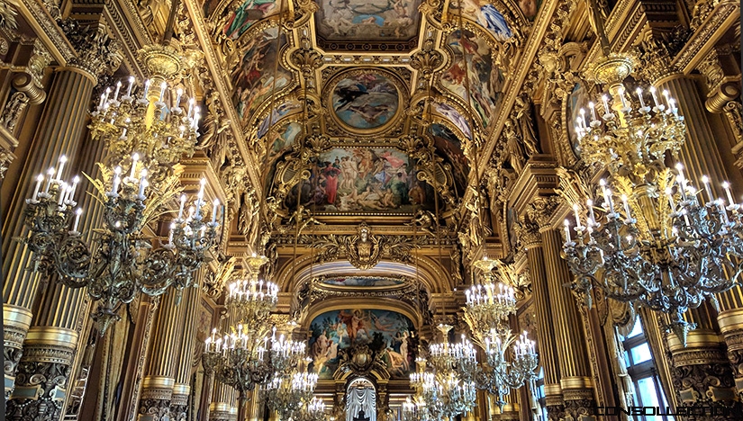 Le grand foyer de l´Opera Garnier