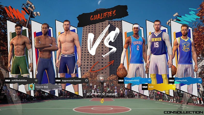 Le jeu annonce la couleur directement : une palette de stars