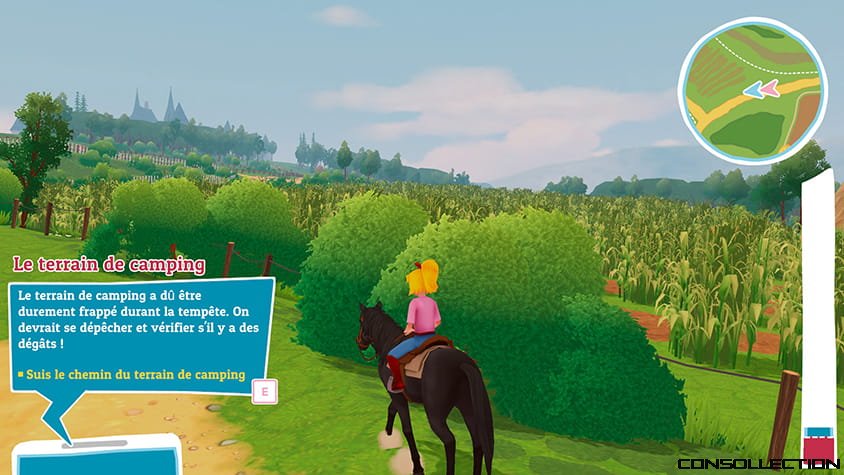 Le terrain de camping