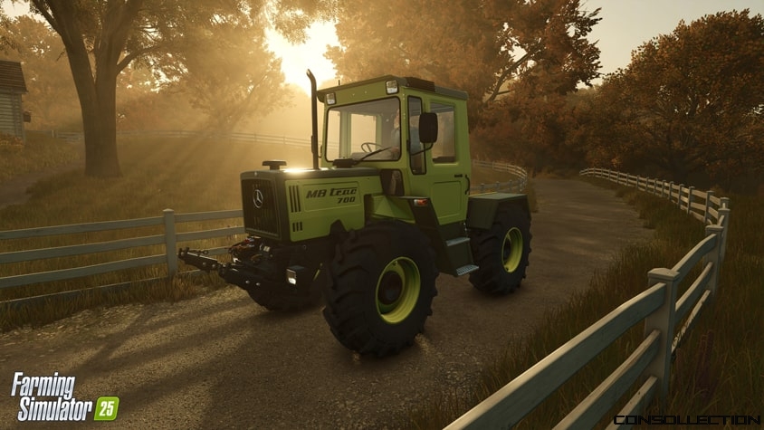 Le tracteur Mercedes-Benz Trac 700