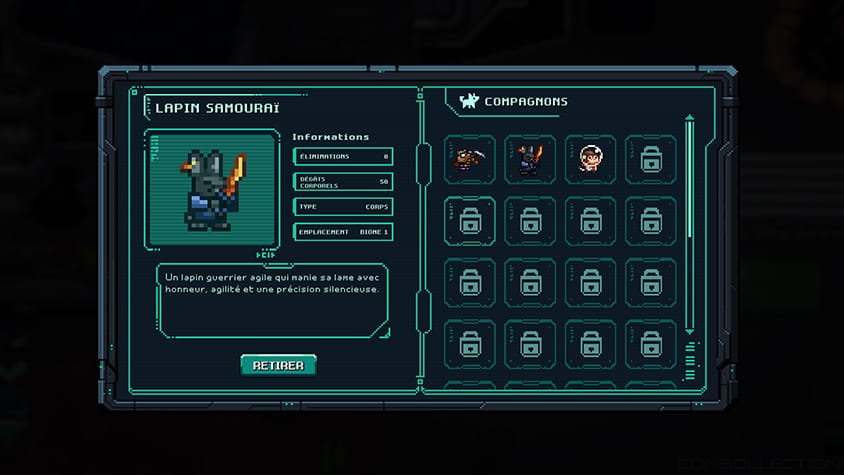 Les compagnons dans MineGeon: Renegades