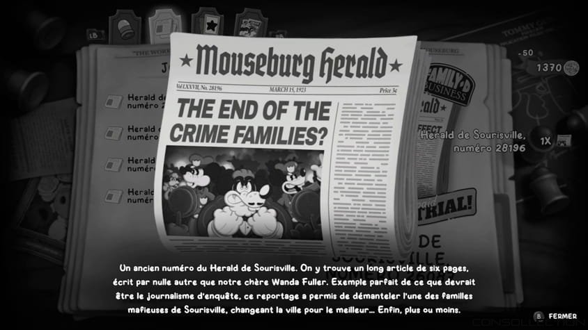 Les informations du Mouseburg Herald