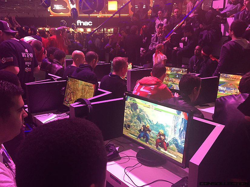 Les joueurs en pleine comp&eacute;tition