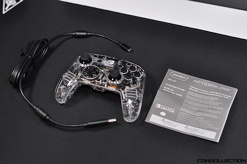 PDP 500-132-EU  PDP Afterglow Deluxe+ Transparent USB Manette de