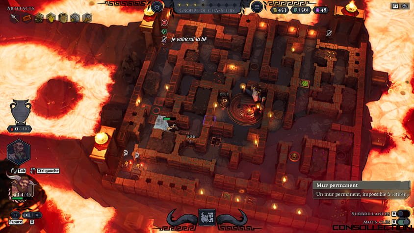 Minos est un roguelite dans lequel vous incarnez le mythique Minotaure