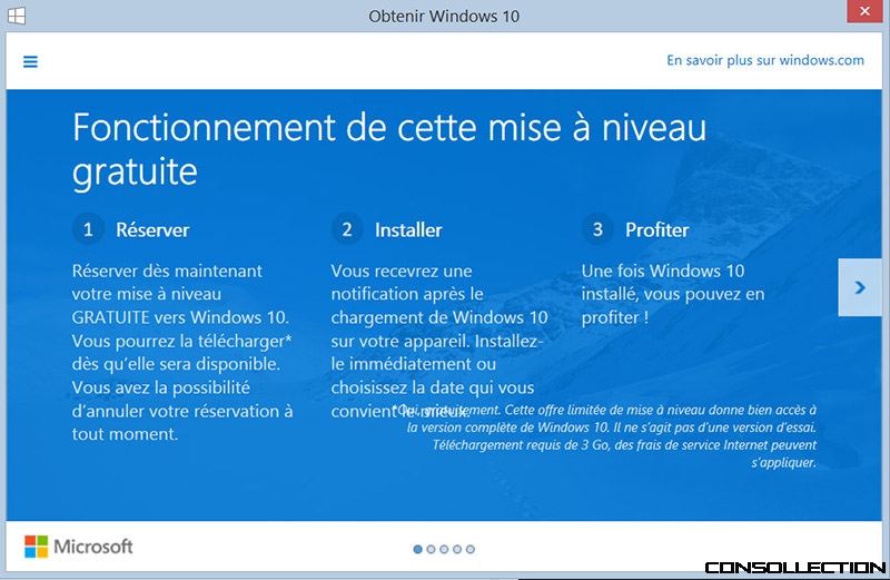 Mise à niveau
